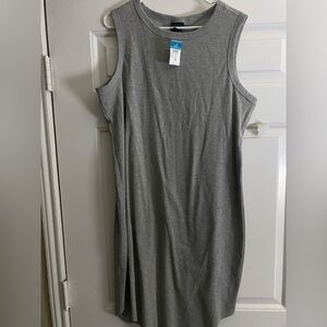 Forever 21 Gray Sleeveless Mini Dress